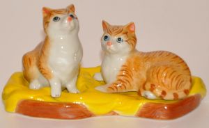 Salz- & Pfeffer Streuer Katzen Salon- Tiger